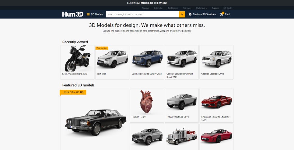 [Max Models] - 3D Max 무료모델링 소스 _ hum3d : 네이버 블로그