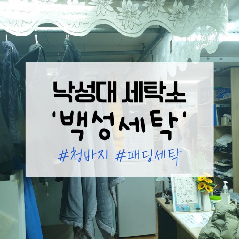 백성세탁 이미지
