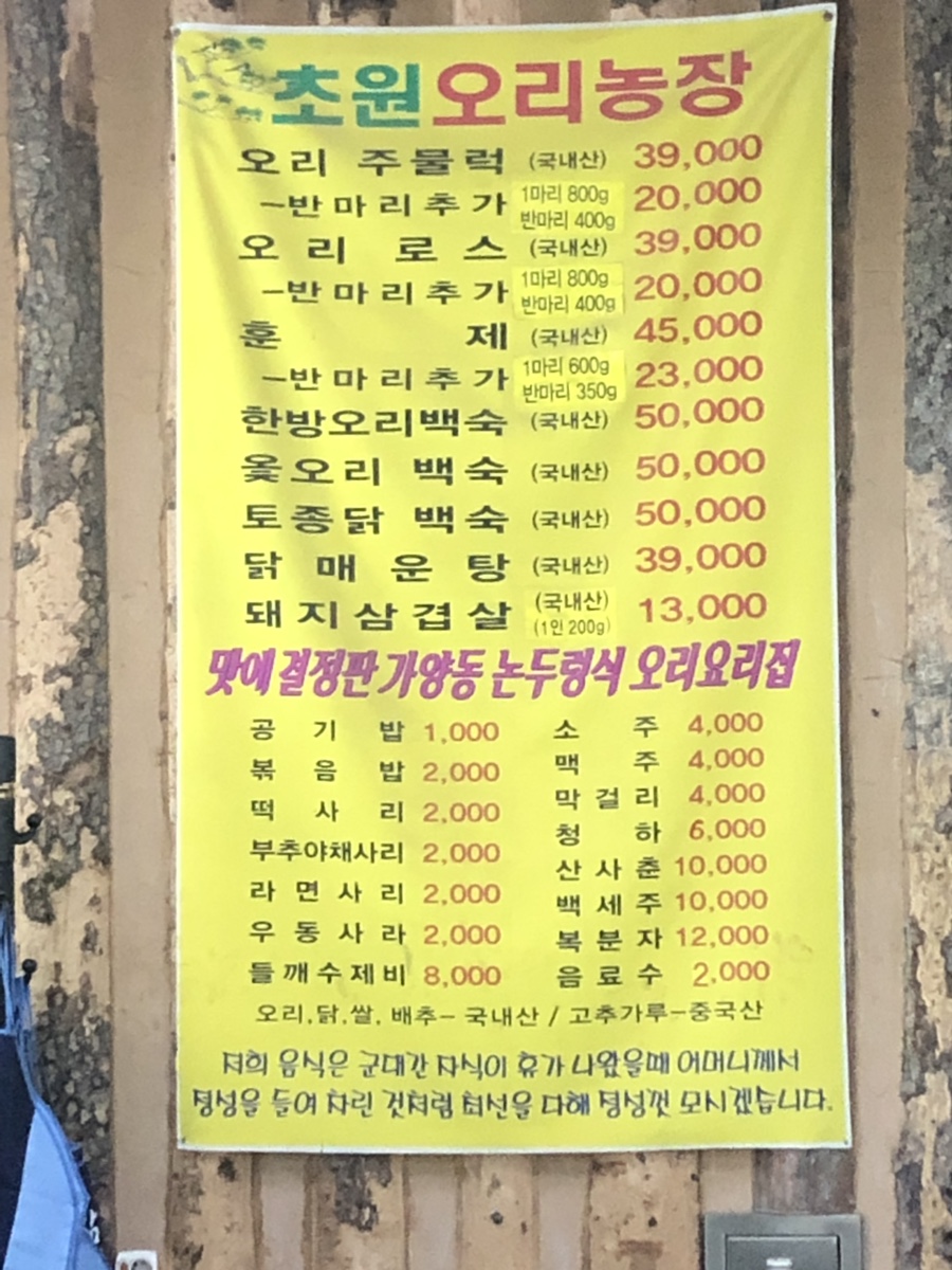초원오리 이미지