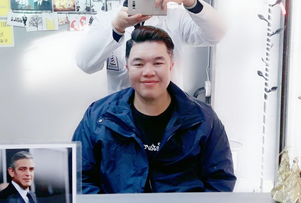크리스마스바버샵 이미지
