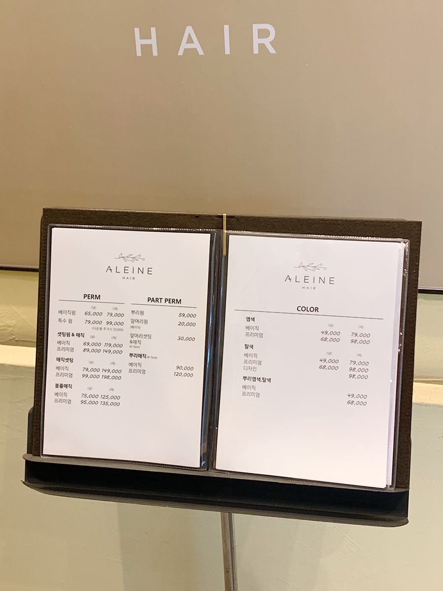 헤어알렌느 이미지