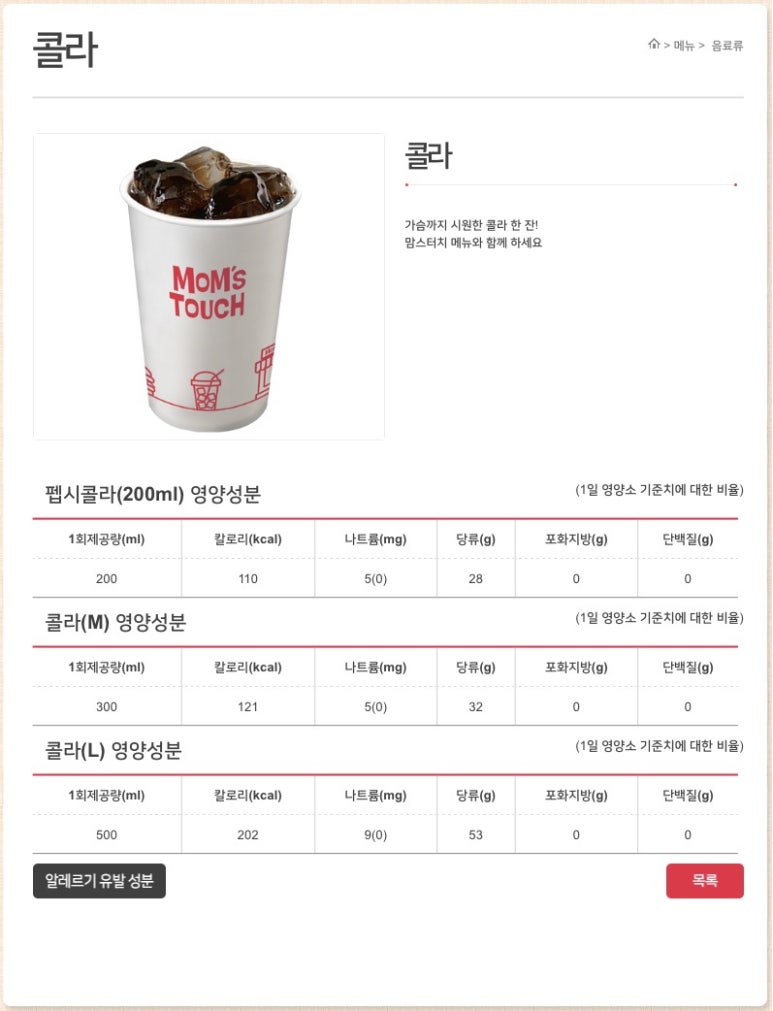 맘스터치화봉점 이미지