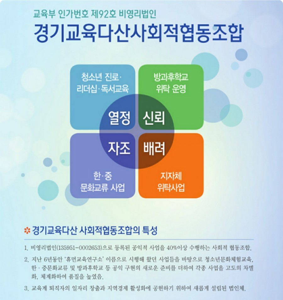 경기교육다산사회적협동조합 이미지