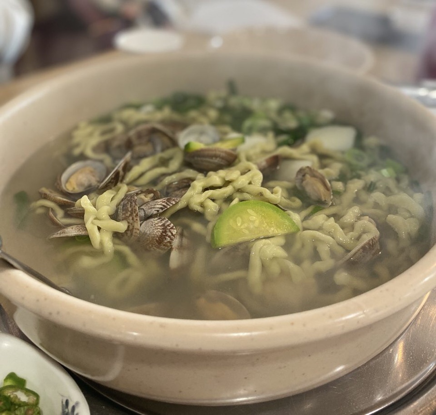 청정바지락칼국수 이미지