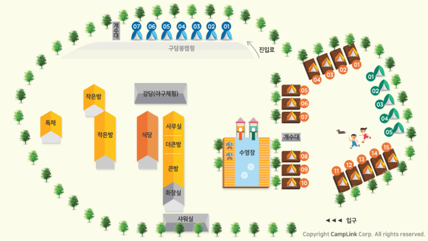 반딧불자연캠핑장 이미지