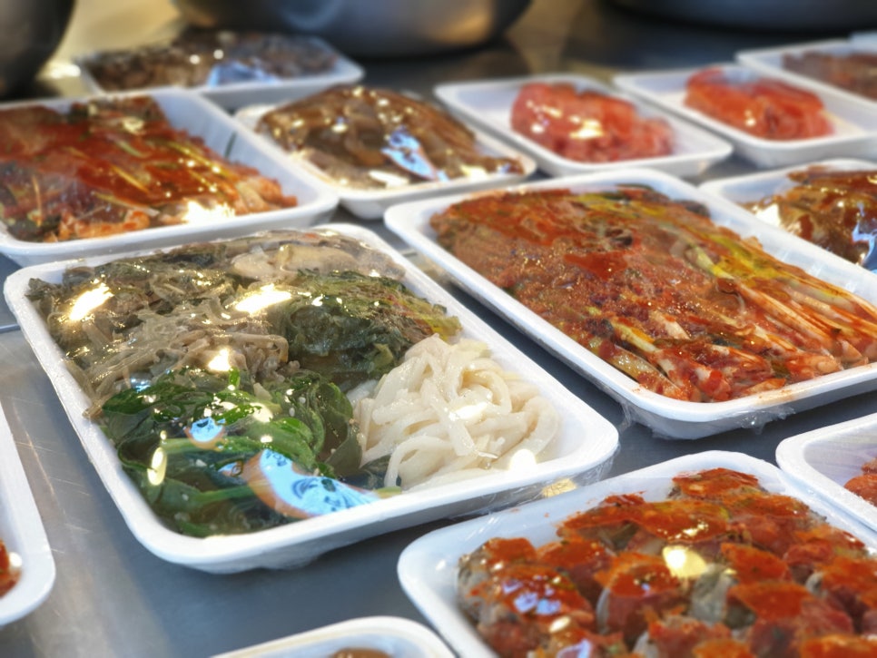 시장반찬 이미지