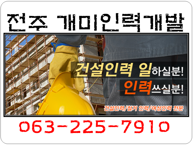 개미건설철거인력 이미지