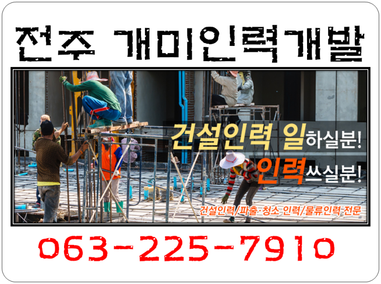 개미건설철거인력 이미지
