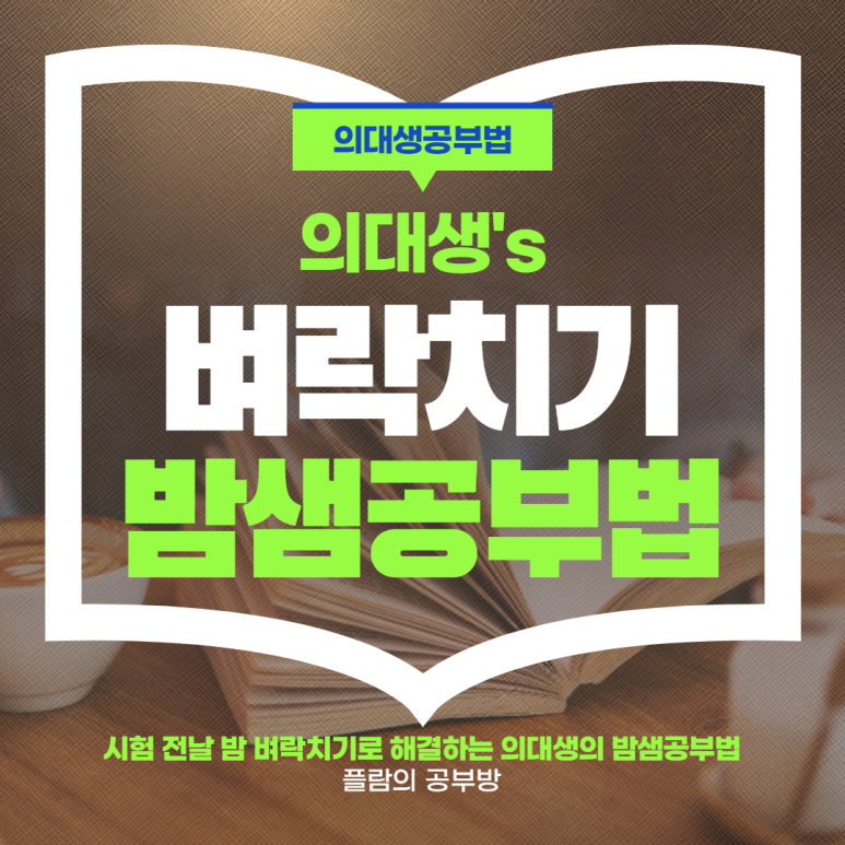 시험 전날 밤 벼락치기 공부법, 밤샘 공부 꿀팁 (바로 내 얘기야, 의대생 공부법) : 네이버 블로그