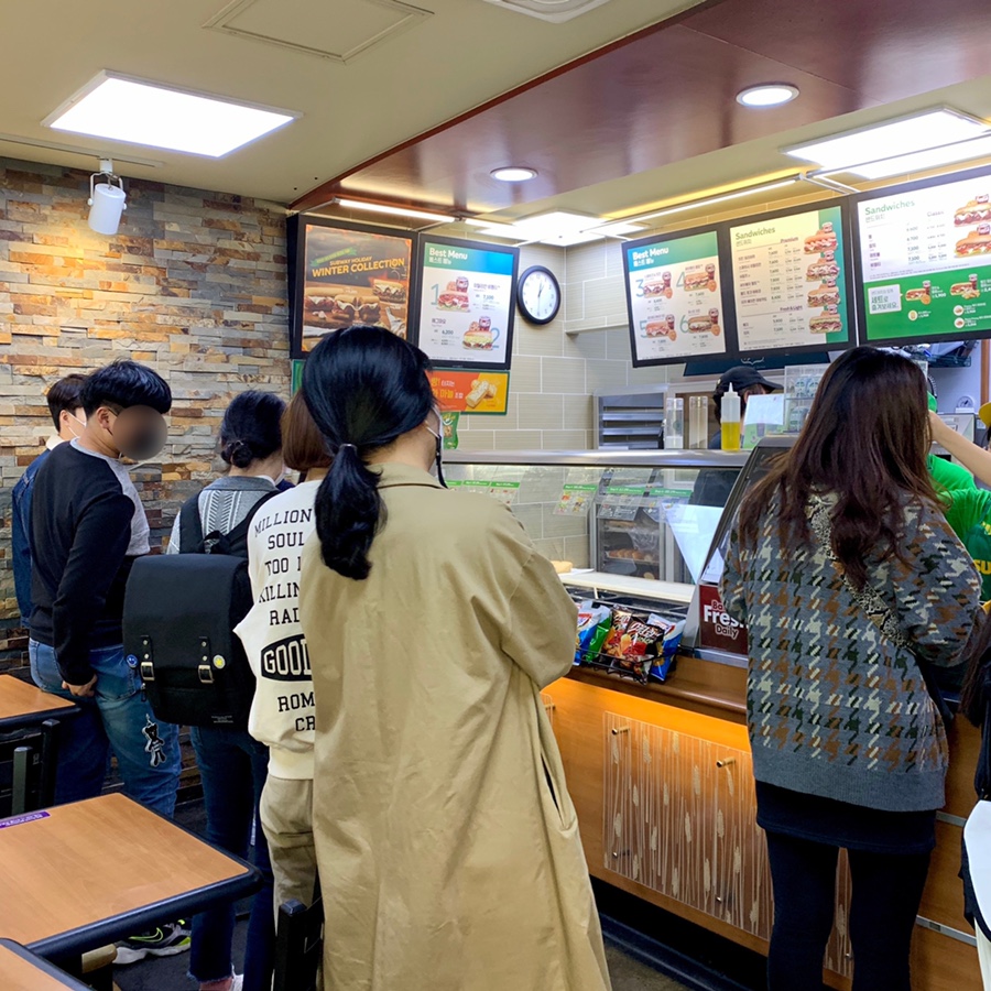 써브웨이 양정점 이미지