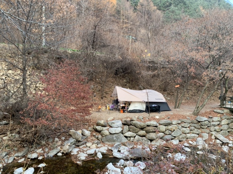 용골송어와캠핑 이미지