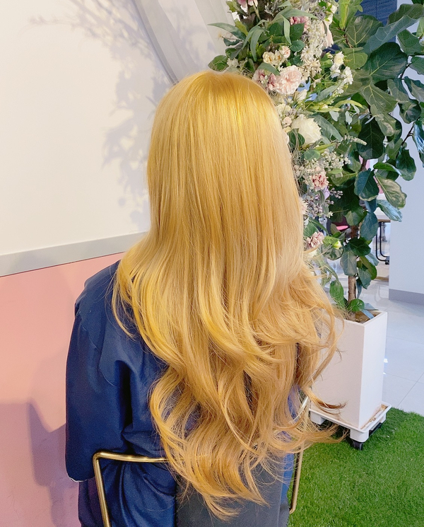 금발헤어샵 이미지