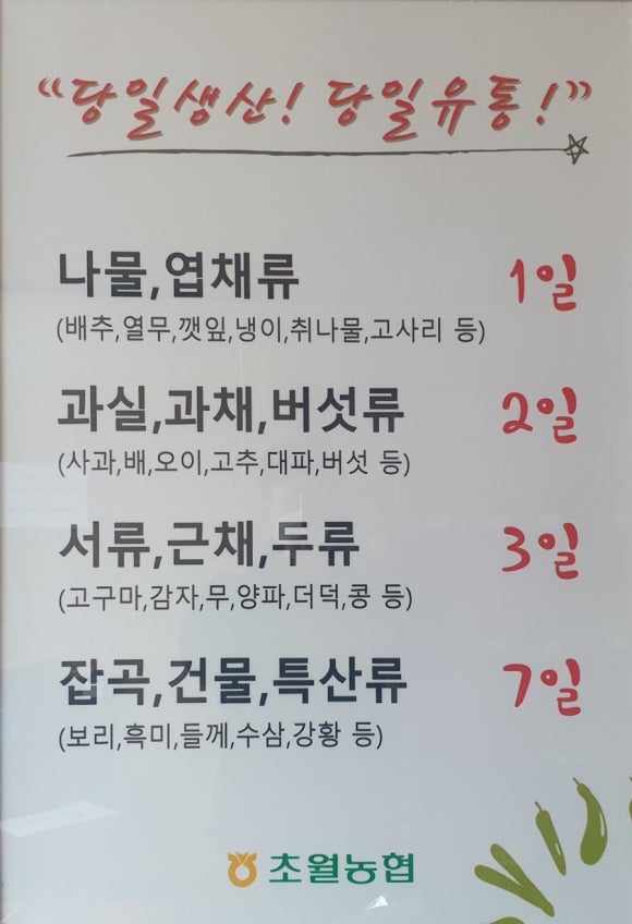 초월농업협동조합하나로마트 이미지