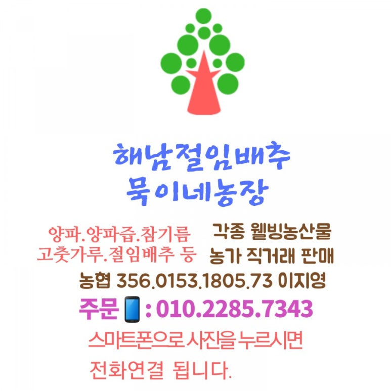 땅끝유통 절임배추 이미지