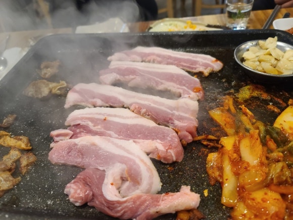 슬라이스대패삼겹 이미지
