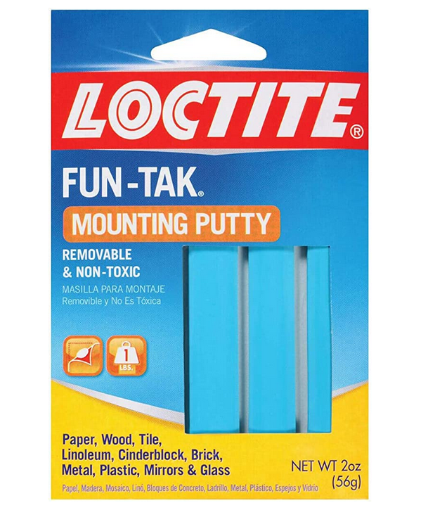 Loctite Fun-Tak Mounting Putty 2-Ounce (1087306)