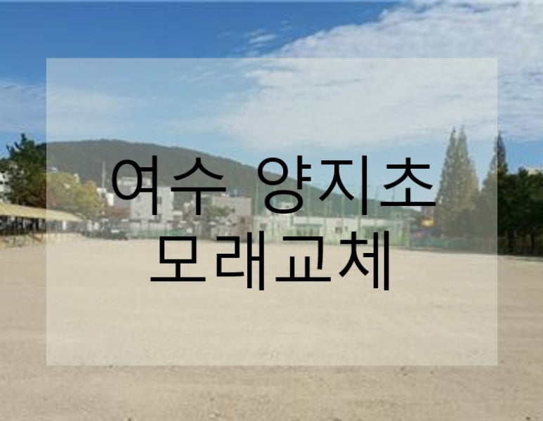 여수양지초등학교 이미지