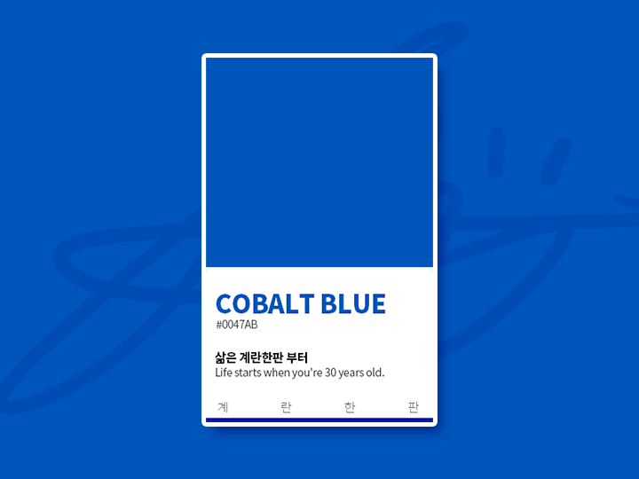 파랑청과 이미지