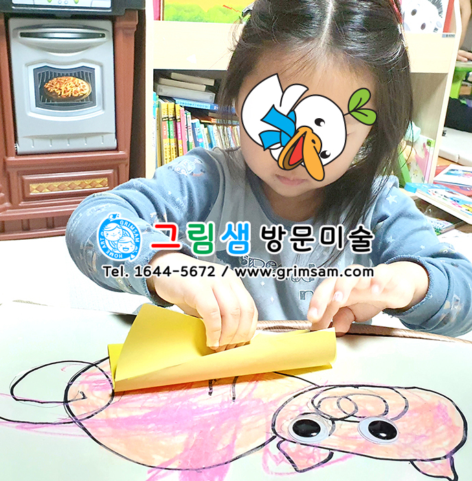 미술하는아이 이미지