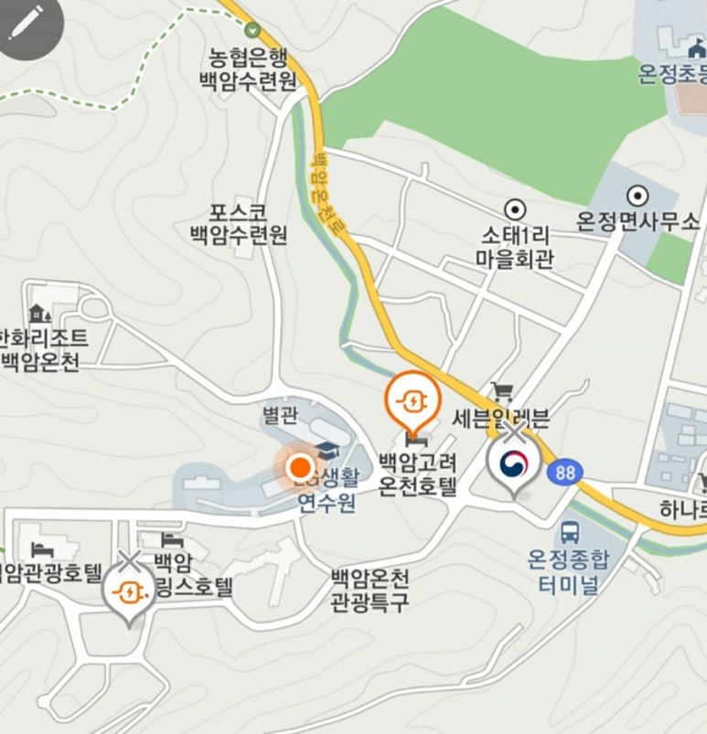 백암충전소 이미지