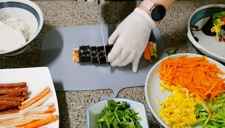 꼬다리김밥 이미지