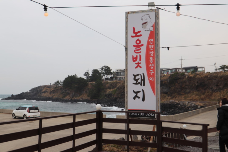 노을빛돼지 이미지
