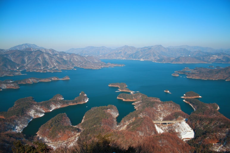 충주호 조망 이미지
