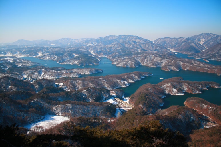 충주호 조망 이미지