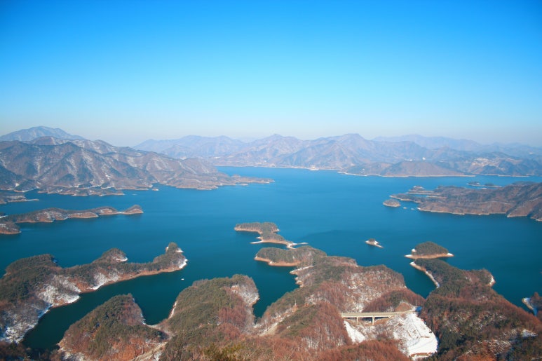 충주호 조망 이미지