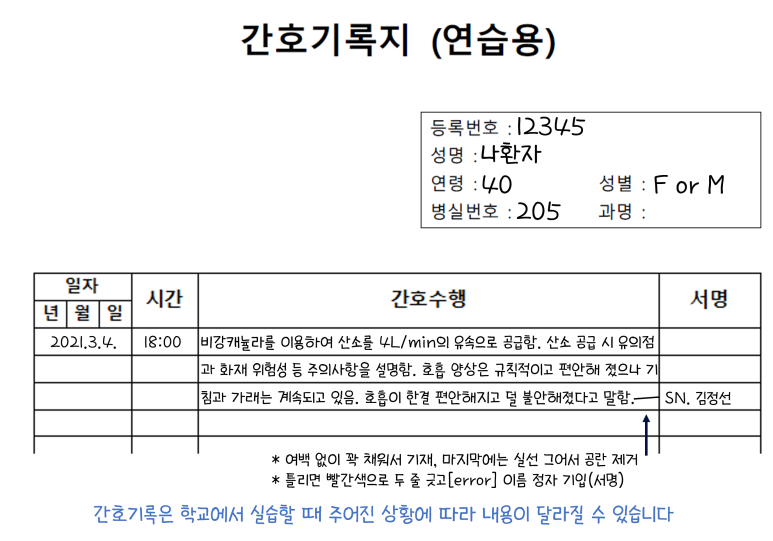 [간호학과 핵심술기 정리] 17. 비강 캐뉼라를 이용한 산소요법 간호기록, 선행지식, 절차 같이 공부해요 : 네이버 블로그