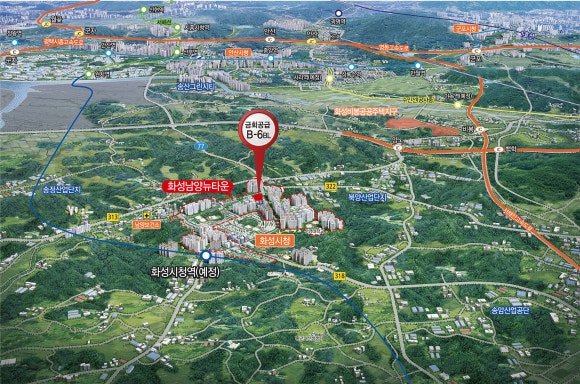 남양뉴타운 B-10블록아파트 이미지