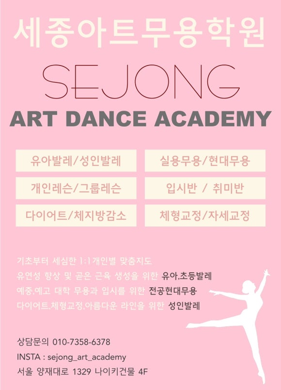 세종아트무용학원 이미지