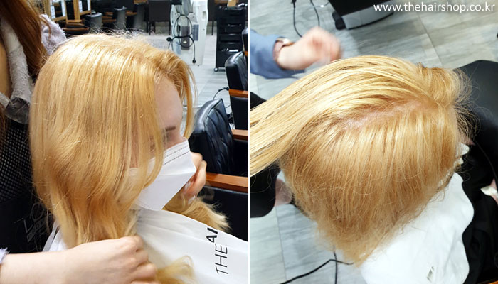 금발헤어샵 이미지