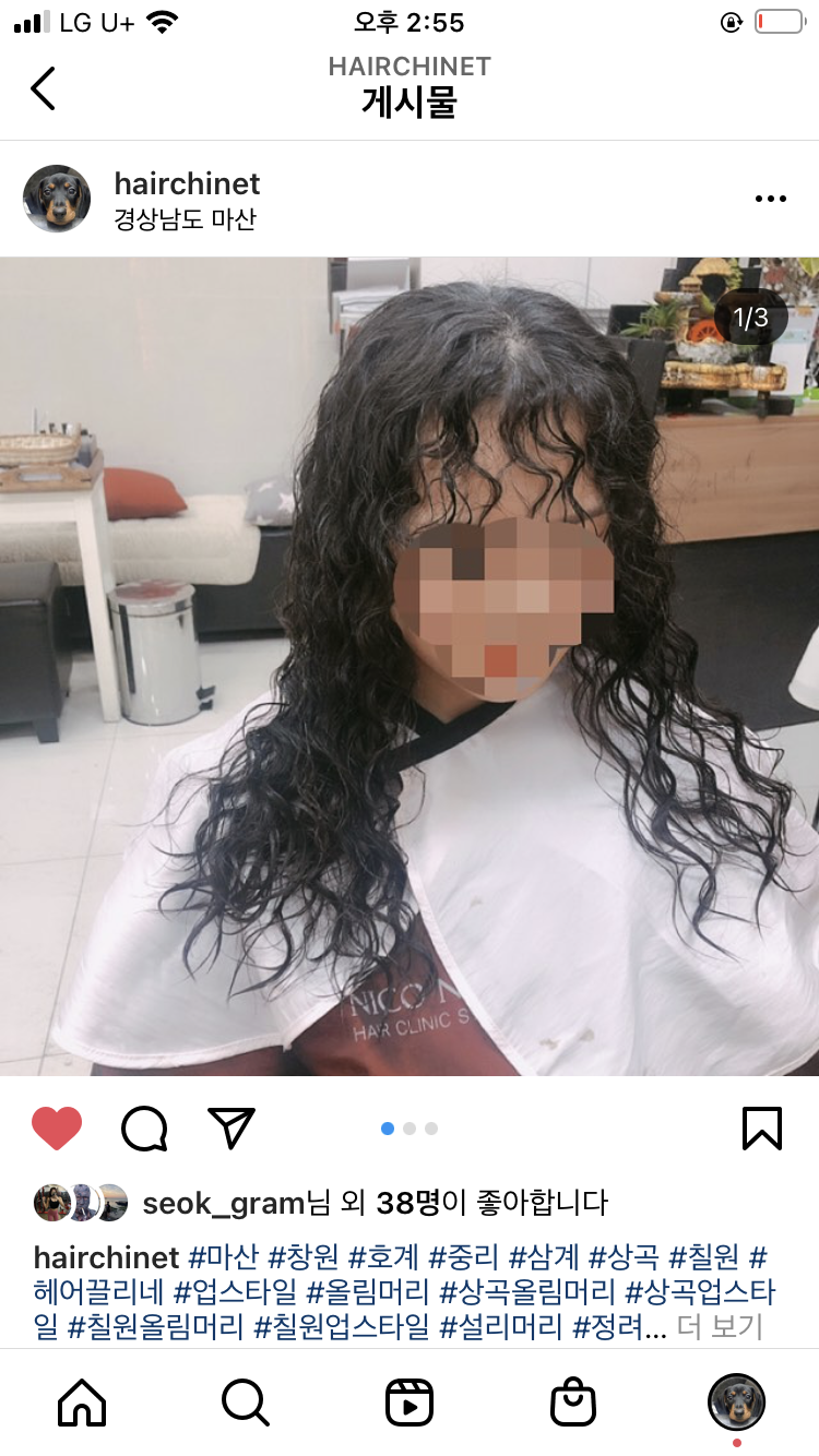 헤어끌리네 이미지