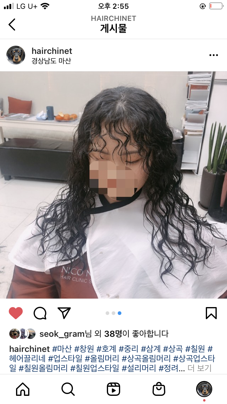 헤어끌리네 이미지