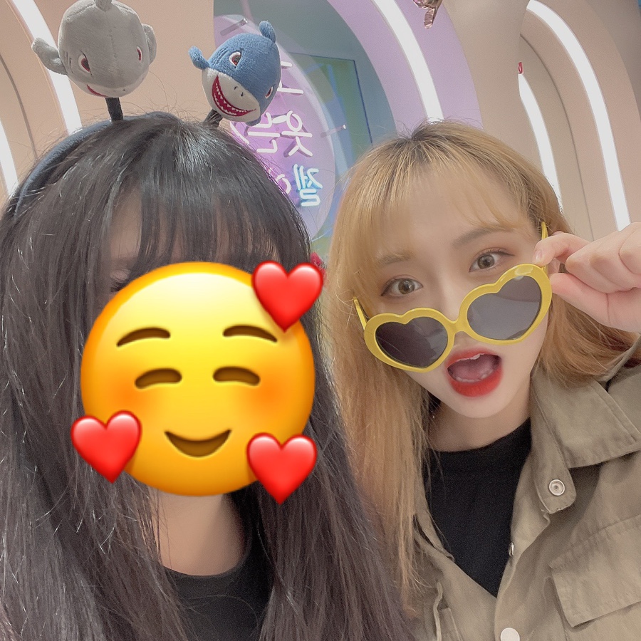 물든머리 이미지