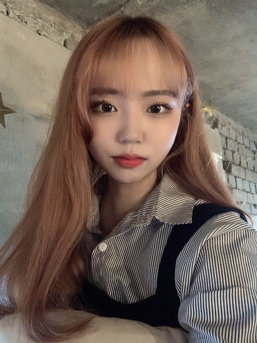 물든머리 이미지