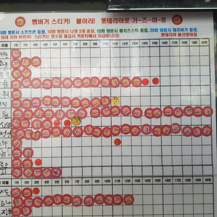 롯데리아울산방어점 이미지