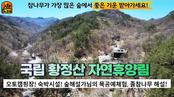 국립황정산자연휴양림캠핑장 이미지