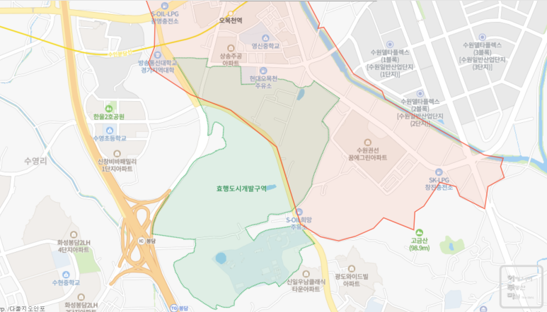 종전부동산 효행지구 도시개발사업 이미지