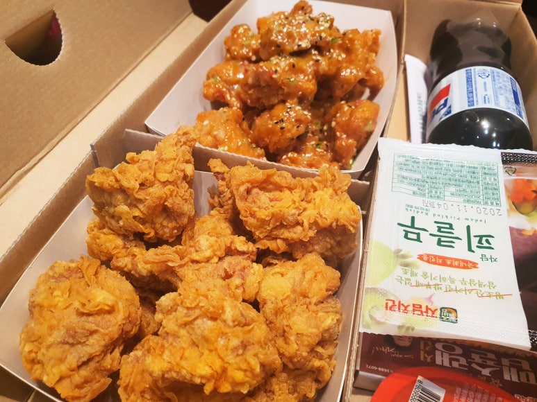 자연담은 치킨 이미지