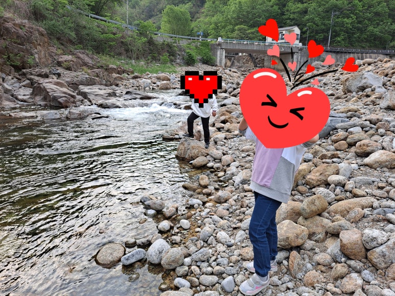 지리산 벚꽃 카라반 캠핑장 이미지