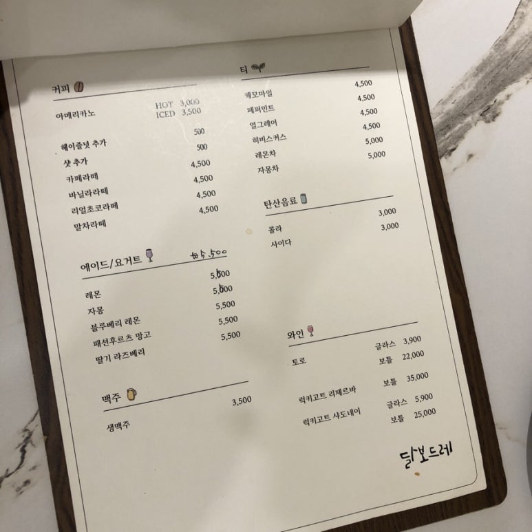 카페, 달보드레 이미지