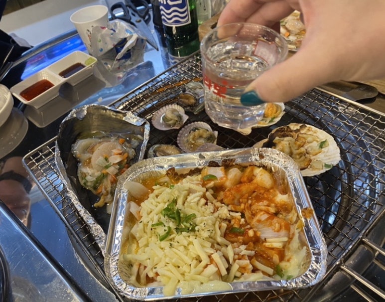 수정조개구이 이미지
