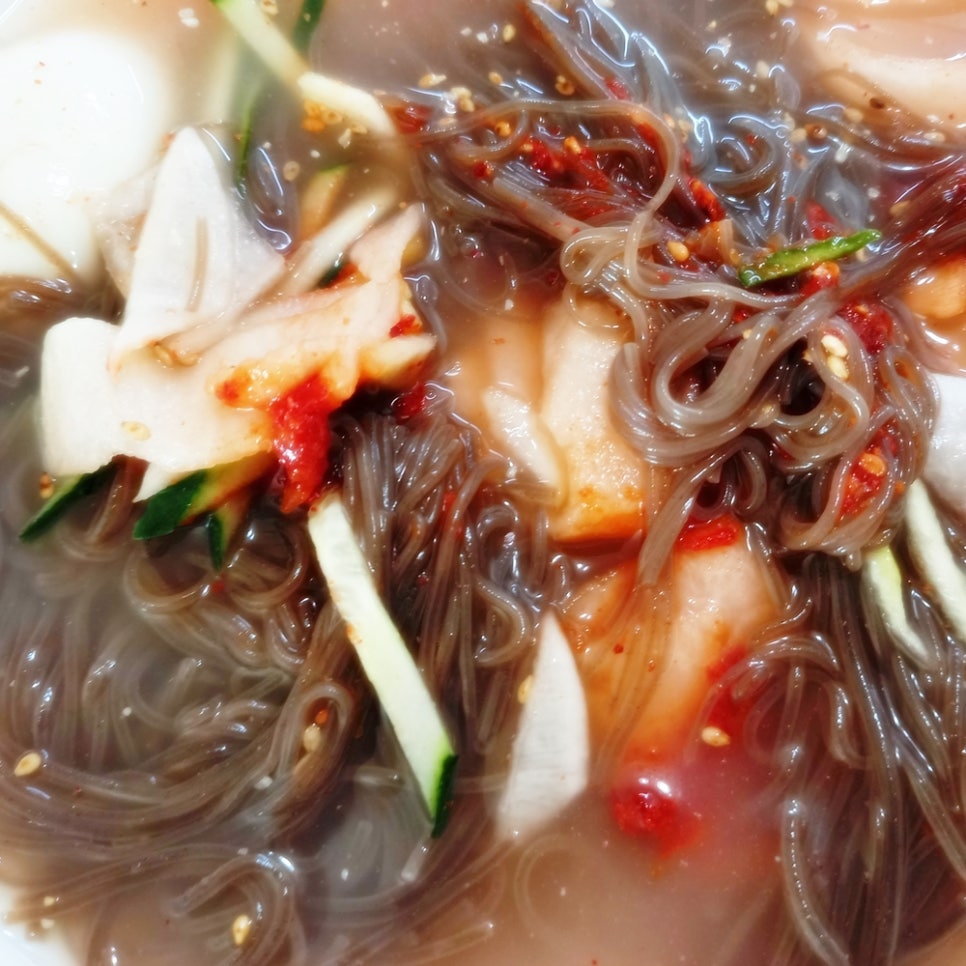 송월냉면 이미지