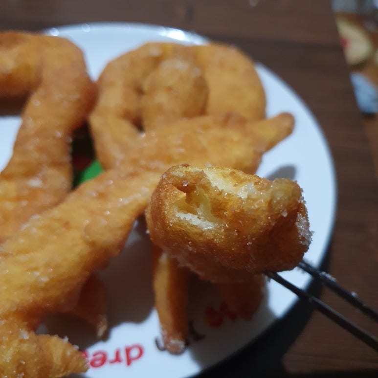 하트찹쌀꽈배기 이미지