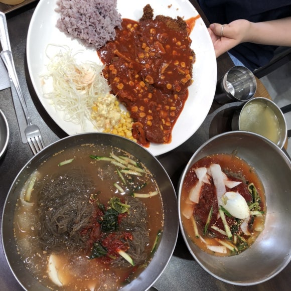 왕세수대야냉면 이미지