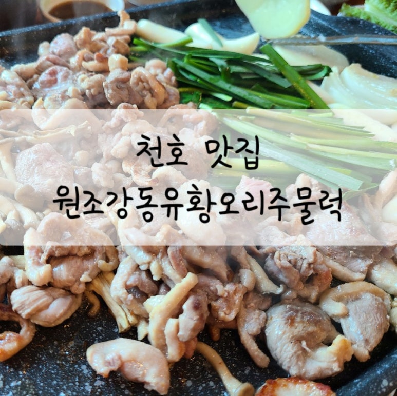 원조유황오리 이미지