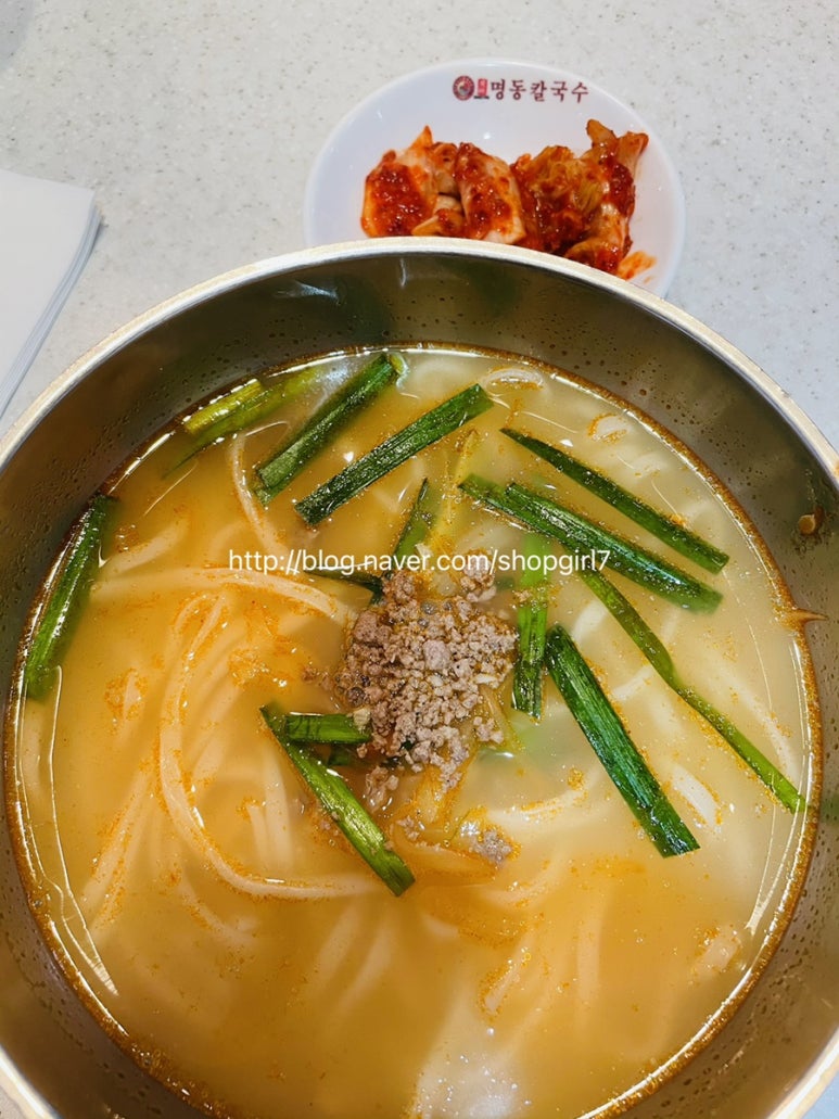 명동칼국수 이미지