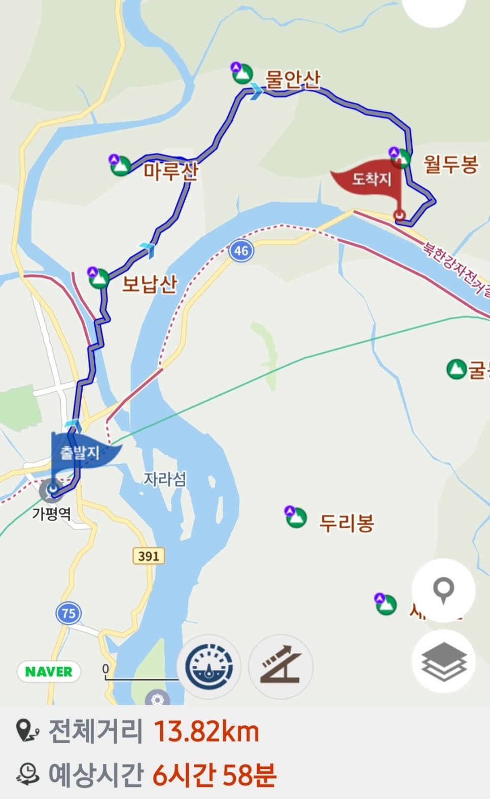 월두봉 정상 이미지